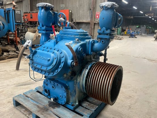 Mycom, 6 cylinder belt reciprocating compressor, ammonia (R-717) refrigerant - Image 9