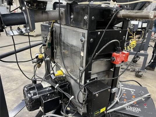 Maguire #WSB-220, gravimetric blender, 2 component, additive feeder, stand w/ casters - Image 4
