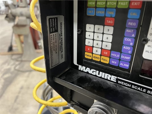 Maguire #WSB-220, gravimetric blender, 2 component, additive feeder, stand w/ casters - Image 5