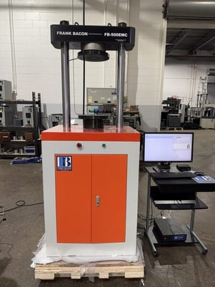 100000 lbf. (500kN) Frank Bacon #FB-500EMC, Compression Test System - Image 1