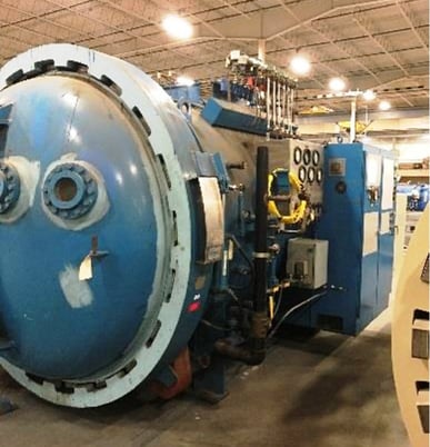 Lipton #CA57, composite autoclave, 56" width x 40" H x 84" L ID, Allen Bradley CompactLogix PLC, 300 psig - Image 2