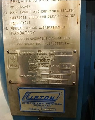 Lipton #CA57, composite autoclave, 56" width x 40" H x 84" L ID, Allen Bradley CompactLogix PLC, 300 psig - Image 5