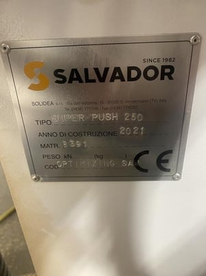 Salvador #Super-Push-250, optimizing push feed cutoff saw, 2021 - Image 9