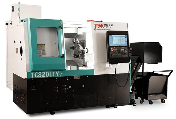 Trak #TC820LTYsi, turning center, 15.7" swing, 7" chuck, 2.5" bar, 47.3" centers, 12 turret, A2-6, Siemens - Image 1