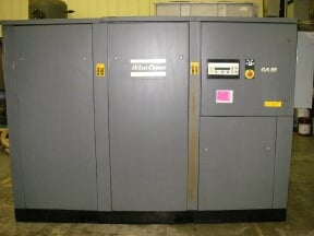 560 cfm, 125 psi, Atlas Copco #GA90-125, air compressor, air cooled, 2000, #A-1340 - Image 1