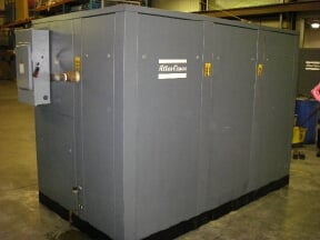 560 cfm, 125 psi, Atlas Copco #GA90-125, air compressor, air cooled, 2000, #A-1340 - Image 2