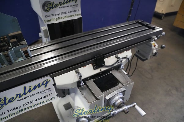 Birmingham #BPV-949, vertical mill, 9" x49"tbl., 35.5"X, 33" Y, 13.25"Z, R-8, 2-Axis digital read out, table - Image 2