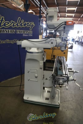 Birmingham #BPV-949, vertical mill, 9" x49"tbl., 35.5"X, 33" Y, 13.25"Z, R-8, 2-Axis digital read out, table - Image 3