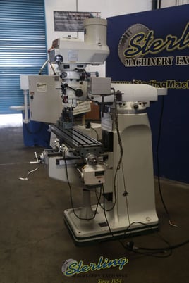 Birmingham #BPV-949, vertical mill, 9" x49"tbl., 35.5"X, 33" Y, 13.25"Z, R-8, 2-Axis digital read out, table - Image 5