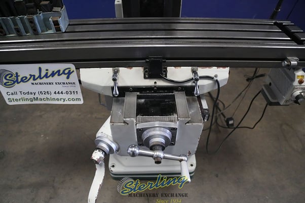 Birmingham #BPV-949, vertical mill, 9" x49"tbl., 35.5"X, 33" Y, 13.25"Z, R-8, 2-Axis digital read out, table - Image 6