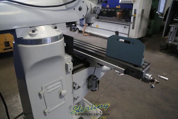 Birmingham #BPV-949, vertical mill, 9" x49"tbl., 35.5"X, 33" Y, 13.25"Z, R-8, 2-Axis digital read out, table - Image 7