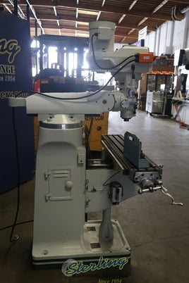 Birmingham #BPV-949, vertical mill, 9" x49"tbl., 35.5"X, 33" Y, 13.25"Z, R-8, 2-Axis digital read out, table - Image 8