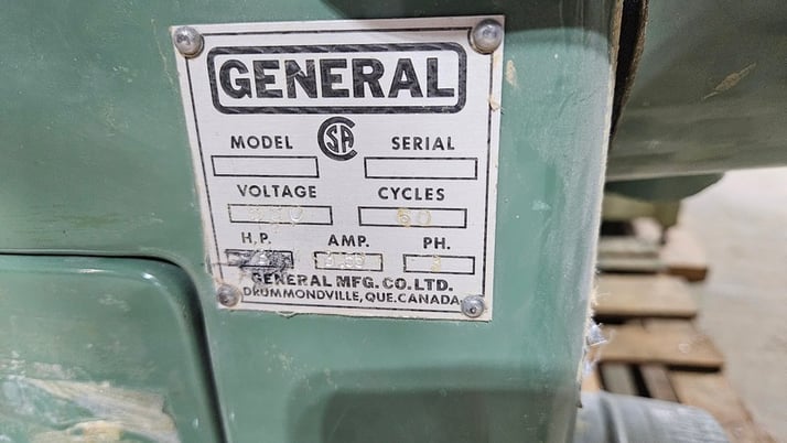 General (Canada) #350, cabinet table saw with fence, 5 HP, 575 V., serial #AD 2790 - Image 5