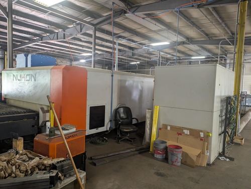 Nukon #NF-Pro-25120, Fiber Laser, 4000 Watt, 8' x 40' Table, dust collector, 2016 - Image 2