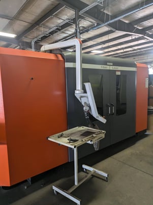 Nukon #NF-Pro-25120, Fiber Laser, 4000 Watt, 8' x 40' Table, dust collector, 2016 - Image 6