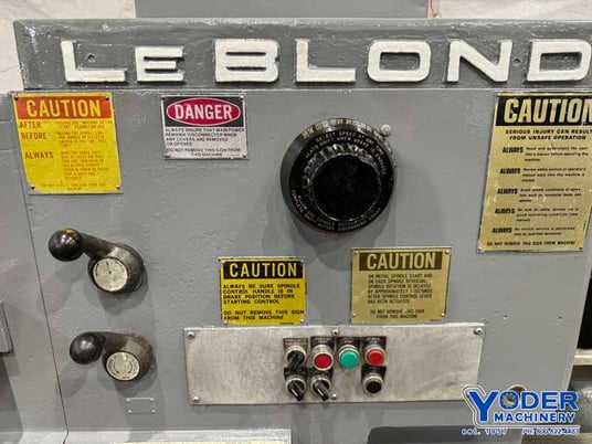 26" x 96" LeBlond #Regal, engine lathe, 18-1/4" swing over cross slide, inch/metric, 3-jaw 16" chuck, #5 MT - Image 4