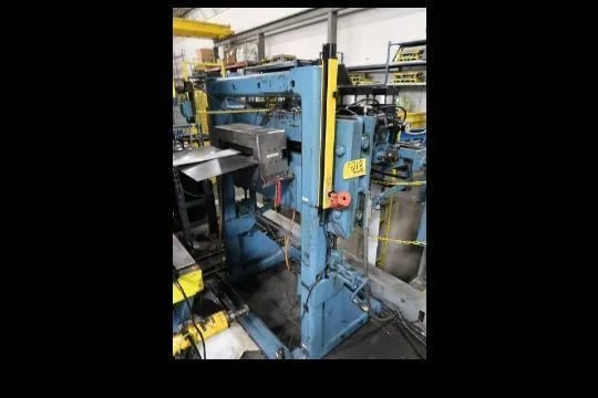 10000 lb. Rowe #10024-DSJ, servo feed line, 24" x .032" stock, pilot release, 7-rolls, entry & exit pinch - Image 2