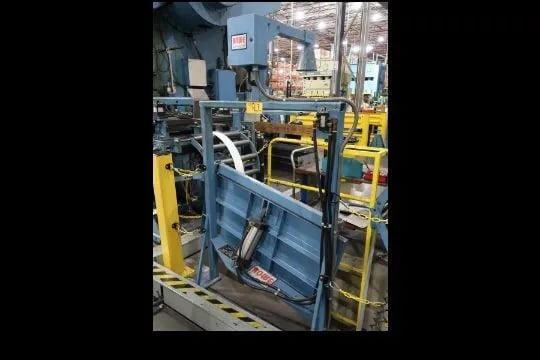 10000 lb. Rowe #10024-DSJ, servo feed line, 24" x .032" stock, pilot release, 7-rolls, entry & exit pinch - Image 7