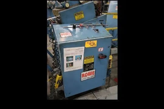 10000 lb. Rowe #10024-DSJ, servo feed line, 24" x .032" stock, pilot release, 7-rolls, entry & exit pinch - Image 9