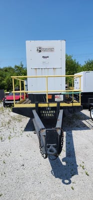 475 KW Perkins Triton, trailer mounted diesel generator, enclosed, 480 Volts, low hours, 2005 - Image 6