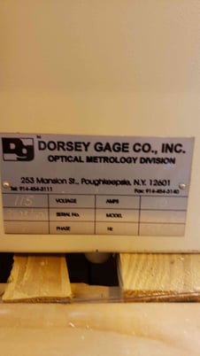 Dorsey Gage #14VS, Optical Metrology Microscope, 31" L x 19" width x 39" H, 115 V - Image 7