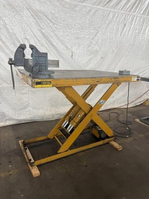 6000 lb. ECOA #HLT, hydraulic lift table, 48" x 64" - Image 1