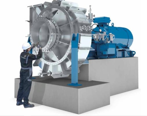 6739 acfm, Howden ExVel #HBXrG-20/675-LG0, Turbo Fan, 3.18 m3/sec. inlet volume, 230-446 F, 272.2 psi, 1603 - Image 4