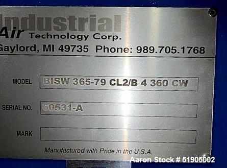 18000 cfm, Industrial Air Technology Corp. #BISW-365-79-CL2/B-360-CW, Blower, 25 HP, 1180 RPM, 208-230/480 V - Image 4