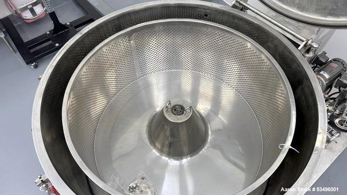 47.2" Nanjing Kingreat #PPTD-300, Basket Centrifuge, top discharge, 300 kg capacity, 47.2" diameter Basket - Image 4