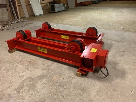 10 Ton, KEC #KEC10HD, tank roll set with vari-speed hand pendant, 20000 lb. - Image 2