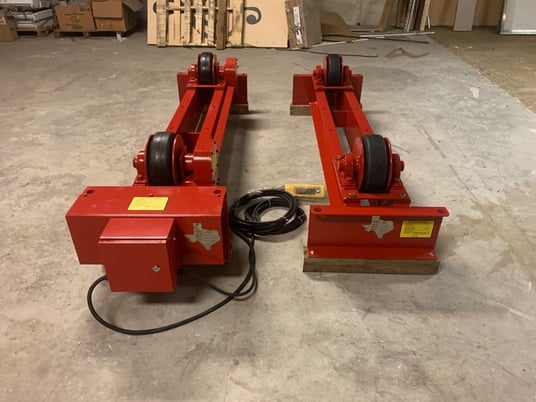 10 Ton, KEC #KEC10HD, tank roll set with vari-speed hand pendant, 20000 lb. - Image 3
