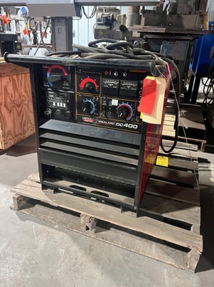 Lincoln #Idealarc-DC400, power source with LF-74 single feeder, 400 amp, nice - Image 1