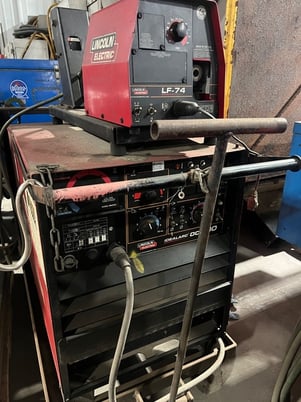 Lincoln #Idealarc-DC400, power source with LF-74 single feeder, 400 amp, nice - Image 2