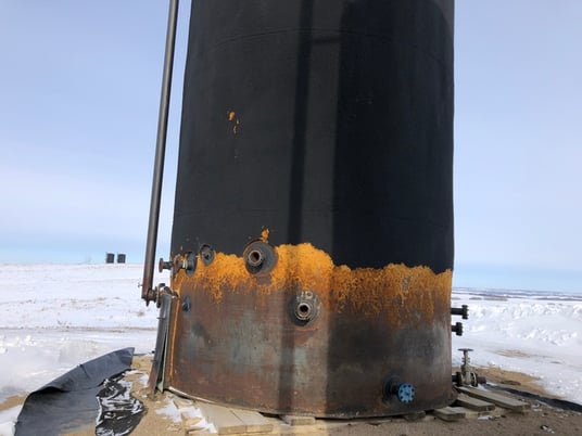 750 bbl Coated Storage Tank EMULSION, Universal Industries - Image 3