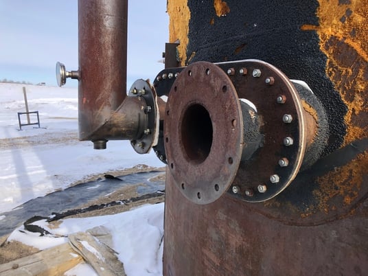 750 bbl Coated Storage Tank EMULSION, Universal Industries - Image 6