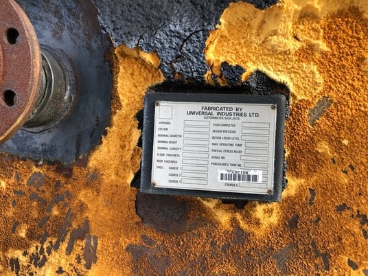 750 bbl Coated Storage Tank EMULSION, Universal Industries - Image 7