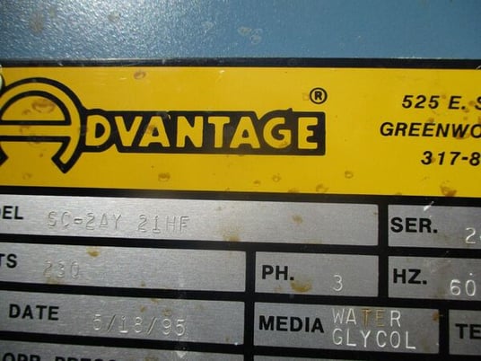 2 Ton, Advantage #SC-2AY-21HF, Water / Glycol chiller, air cooled - Image 5