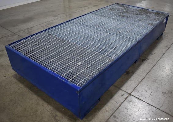 Denios, IBC Spill Containment Pallet System, 120" x 53" x 26", 15000 load capacity, (2) 500 gallon IBC Totes - Image 2