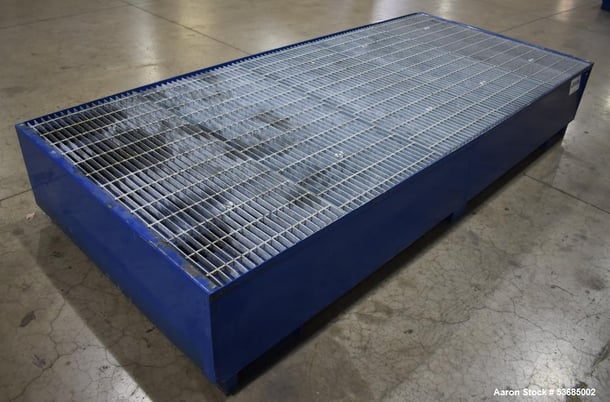 Denios, IBC Spill Containment Pallet System, 120" x 53" x 26", 15000 load capacity, (2) 500 gallon IBC Totes - Image 4