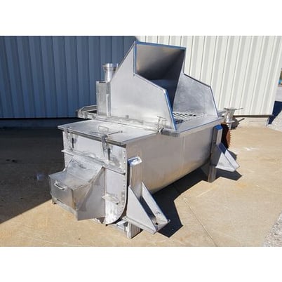 35 cu.ft. Stainless Steel Horizontal Paddle Mixer Blender, 30" W x 78" L x 35" D chamber - Image 4