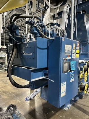 Balemaster #E0-2273, automatic tie baler, 60 x 40 hopper opening, 10" cylinder, 75 HP, refurbished 2022 - Image 2