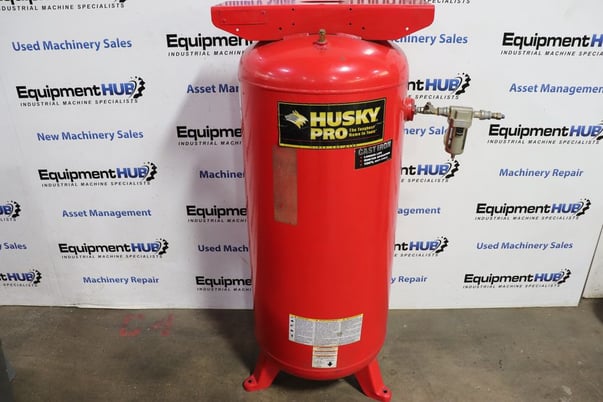 Vertical air compressor receiver tank, 60 gallon - Image 1