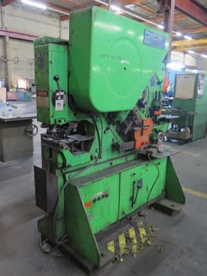 5" x 5" x 1/2" Mubea #KBL-71-5, mechanical ironworker, 71 ton, 6" angles, 5 hp power - Image 1
