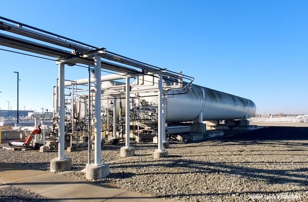 50000 gallon 76 psi, 125" x 1034", Process Engineering Inc #H57740-8, Cryogenic Storage Tank, Horizontal, for - Image 2