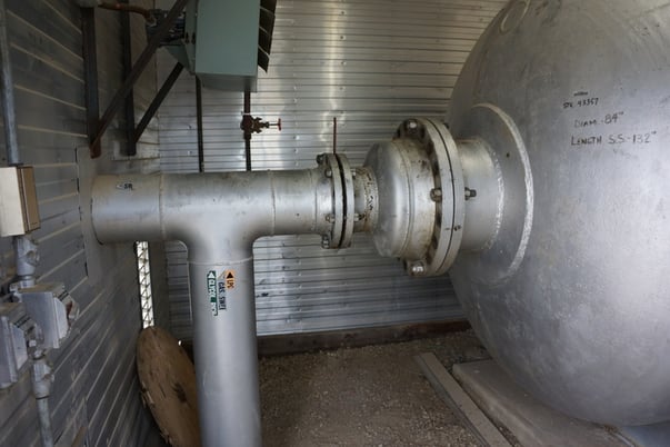 84" x 11' Flare Knockout Drum, 6 bbl, 15 PSI - Image 7