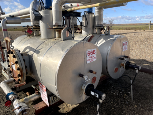 36" x 5' Flare Knockout Drum, 7.8 bbl 150 PSI - Image 1