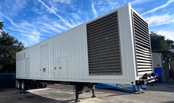 1250 KW Baldor #IDLC1250-2M, trailer mounted, Tier 2, sound attenuated enclosure, 277/480 Volts, 1410 hours - Image 1