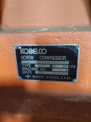1500 HP Kobelco #KS32LLNB, screw compressor, Teco 5810H engine, 4-stage, 2006 - Image 3