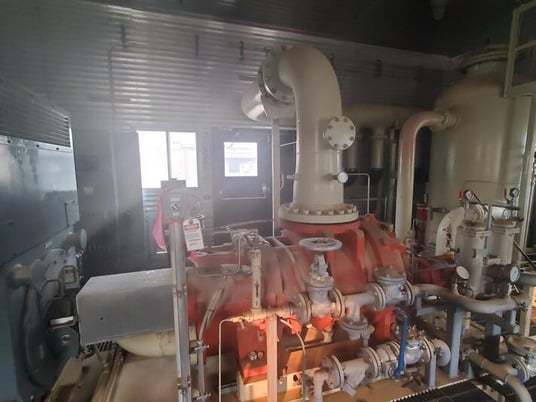 1500 HP Kobelco #KS32LLNB, screw compressor, Teco 5810H engine, 4-stage, 2006 - Image 5