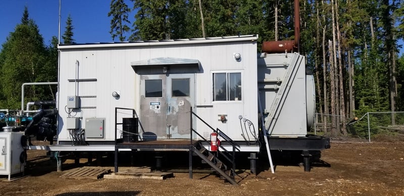 400 HP Sullari #018890-013, screw compressor, Waukesha F18 NG engine, Air-X-Changer cooler, PLC Control, 1988 - Image 1